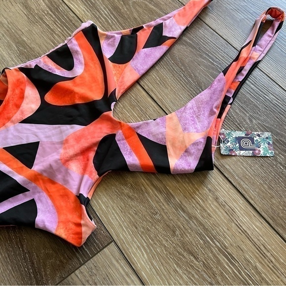 One Shoulder Monokini Swimsuit - Picture 6 of 6